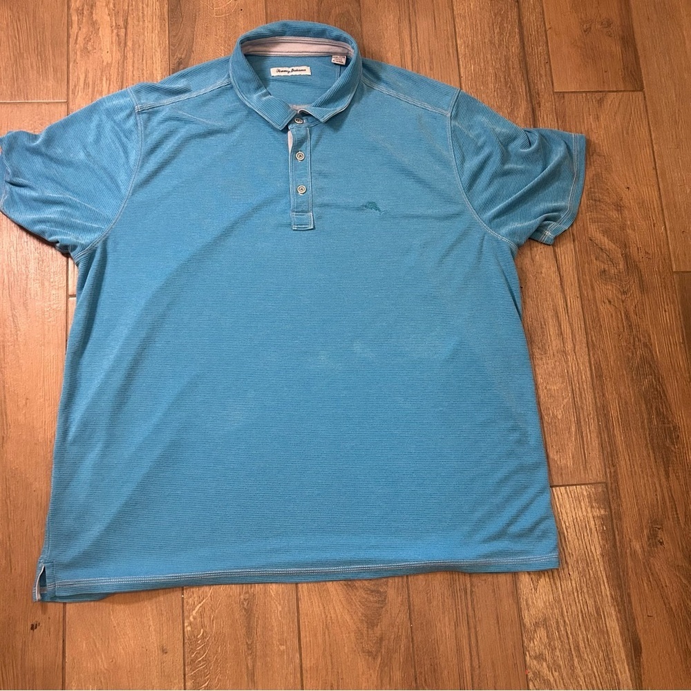Tommy Bahama Blue Casual Button Down Shirt
